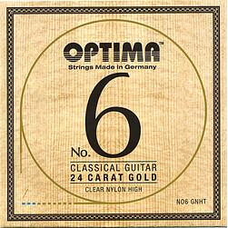 Optima No.6 GNHT 24K Gold Classic Nylon, Saiten