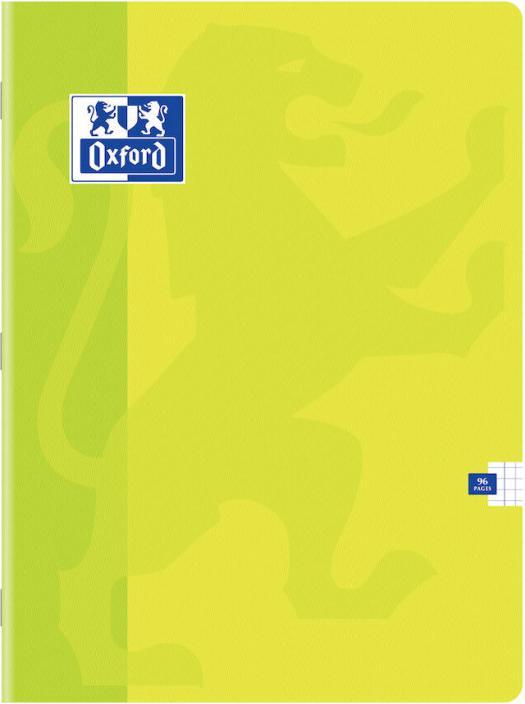 Actual product image Oxford Exercise book, 240 x 320 mm, squared, 48 sheets, with margin (240 x 320 mm, Checked, No binding)