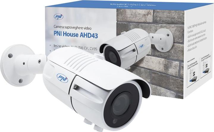Immagine prodotto PNI Telecamera di videosorveglianza House AHD43 Varifocale 2,8-12 mm, sensore Sony, 1080P (1920 x 1080 Pixels)