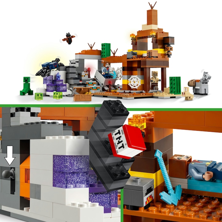 Image du produit LEGO 21263 La mine des Badlands (21263, LEGO Minecraft)