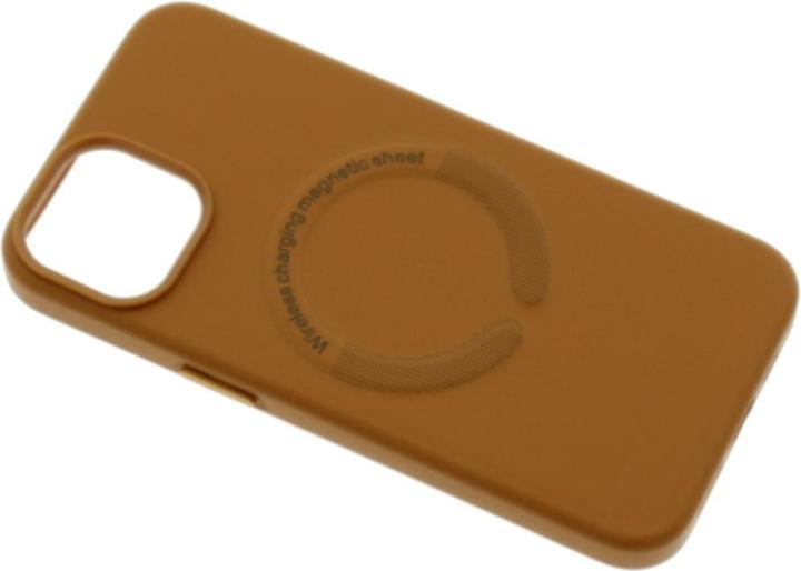 MobileParts MP iPhone 14 Plus Leder Case - MagSafe Ring (Apple iPhone 14 Plus)