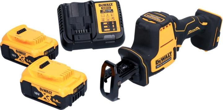 Actual product image DeWalt DCS 369 P2 Reciprocating saw 18 V Brushless + 2x rechargeable battery 5.0 Ah + charger