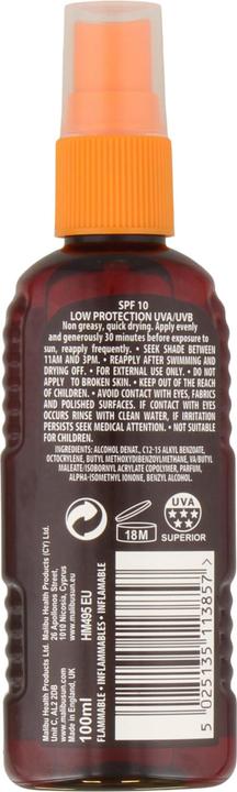 Produktbild Malibu Dry Oil Spray (Sonnenspray, Bis SPF 10, 100 ml)