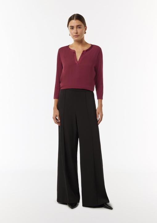 Produktbild Comma T-Shirt Shirt mit Satinblende im Fabricmix (34)