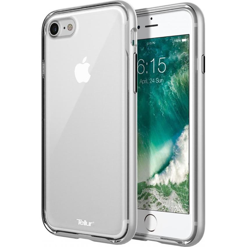 Tellur Cover Premium Protector Fusion for iPhone 7 silver (Apple iPhone 7), Smartphone Hülle, Silber