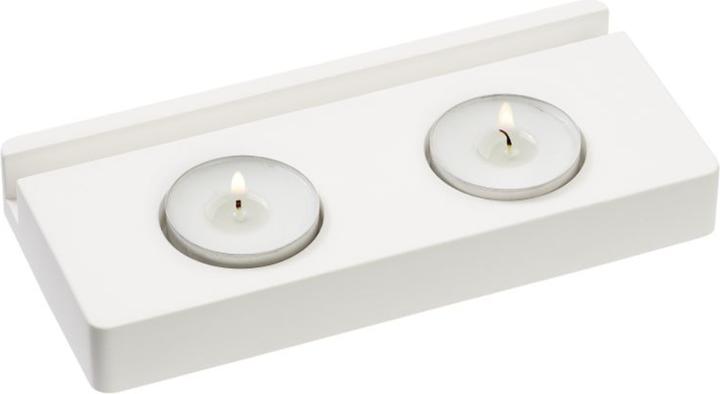 Actual product image Hobby Fun Silikon-Giessform "2-Teelichthalter mit Schlitz"