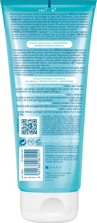 Image du produit Bioderma Abc Derm Hydratant