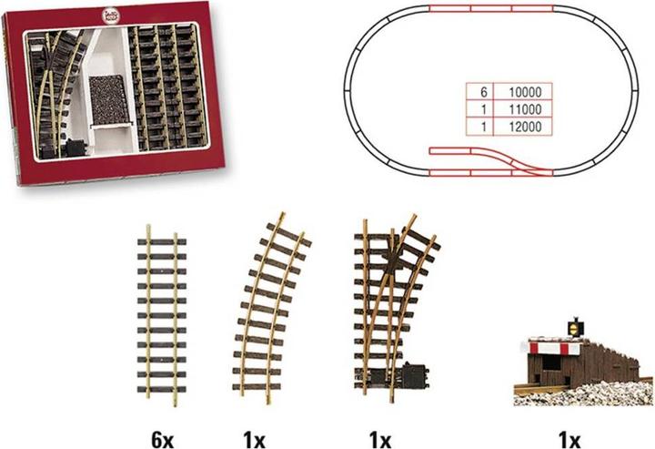 Produktbild LGB G Gleis 19901 Ergänzungs-Set (Spur G)