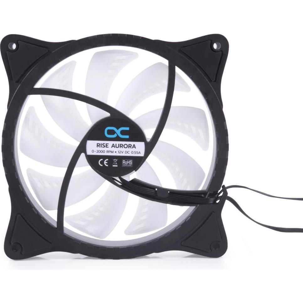 Thumbnail - Alphacool Rise Aurora PWM-Lüfter (140 mm, 1 x), PC Lüfter, Schwarz
