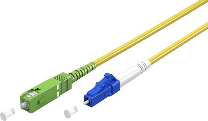Produktbild Goobay Glasfaserkabel FTTH, Singlemode OS2 Yellow, Gelb Simplex, 3 m (3 m)