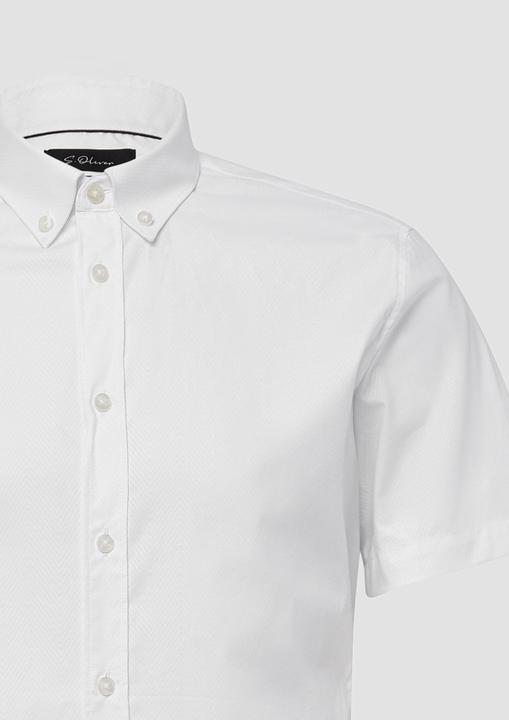 Immagine prodotto S.Oliver Hemd Tailored Fit: Baumwollhemd mit Fischgrätmuster (40)