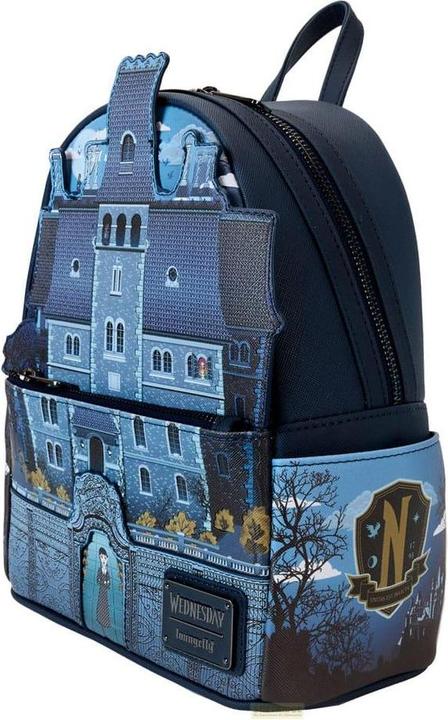 Produktbild Loungefly Wednesday by Rucksack Mini Nevermore Academy