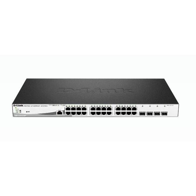 D-Link 28-Port Gigabit PoE+ Smart, Netzwerk Switch