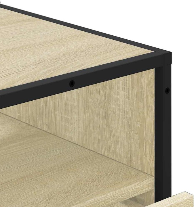 Image du produit VidaXL Armoire à tiroirs Chêne Sonoma 70x41x83,5 cm Matériau dérivé du bois
