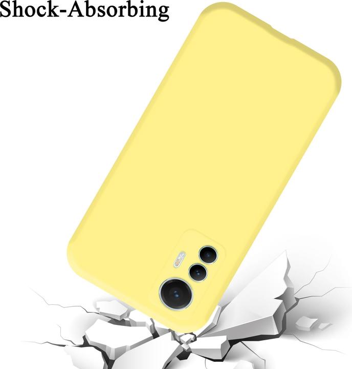 Actual product image Cadorabo TPU Liquid Silicone Case Cover for Xiaomi 12 LITE (Xiaomi 12 Lite)