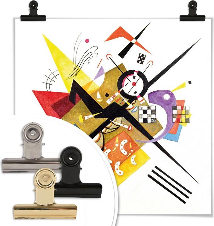 Image du produit Trenddeko Kandinsky - Sur blanc II (50 x 50 cm)