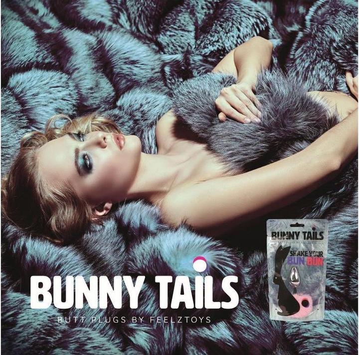 Produktbild FeelzToys Bunny Tails Butt Plug Purple