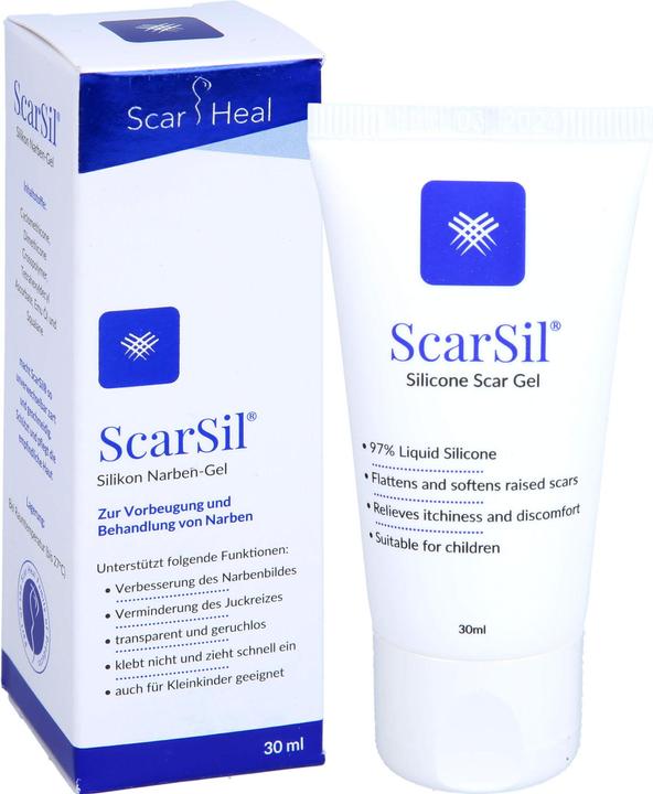 Actual product image Tricon Med ScarSil Silicone Scar Gel, 30 ml GEL (30 ml, Gel)