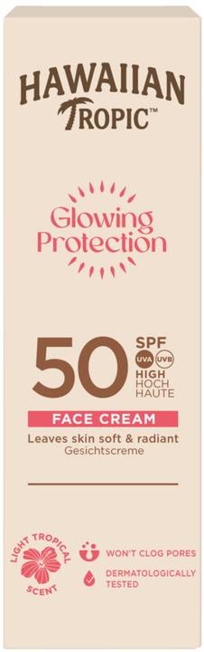 Produktbild Hawaiian Tropic Glowing Protection (Sonnencreme Gesicht, SPF 50, 50 ml)