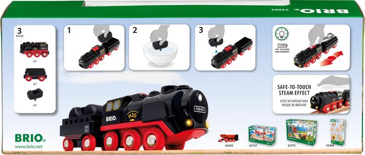 Actual product image Brio Battery steam locomotive with water tank