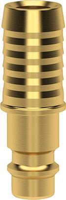 10 pezzi Accoppiamento per aria compressa Tappo ES 6 S Nipplo Lüdecke SLW 6 Ugello per tubo DN 7,2