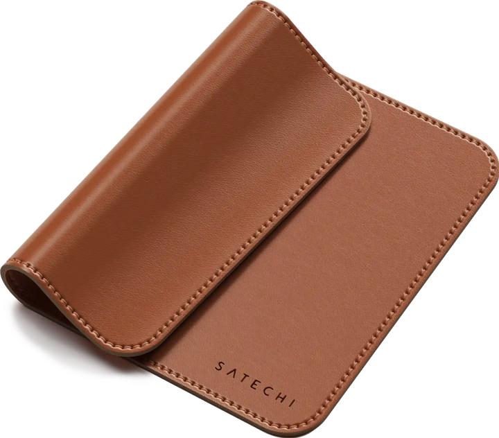 Actual product image Satechi Vegan-Leather Premium Mouse Pad Brown
