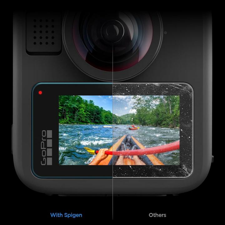 Produktbild Spigen - (2 pack) Glas.tR Slim, Back Screen (AGL11230) - GoPro MAX 2 - Clear