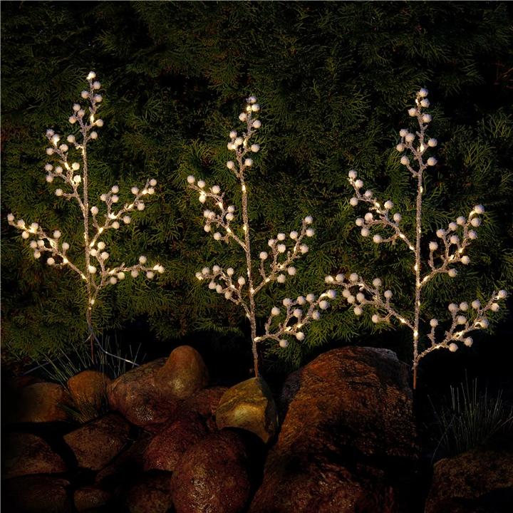 Produktbild Goobay 3er-Set Lichterbäume mit 75 LEDs