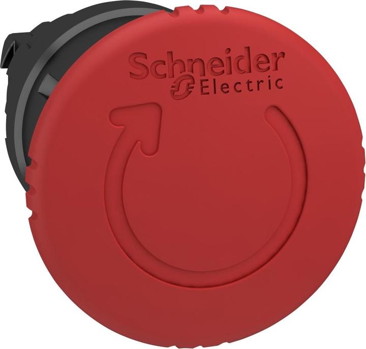 Schneider Electric Front lem., round f. Pushbutton. Ř 22, ZB4BS8447