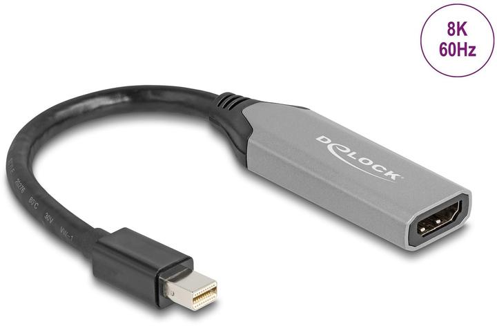 Actual product image Delock 64331 DisplayPort Adapter Mini DP 1.4 Stecker auf HDMI Buchse (HDMI, 15 cm)