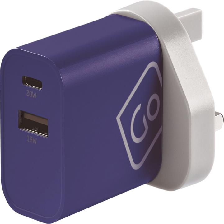 Actual product image Go Travel Worldwide USB-A and USB-C charger