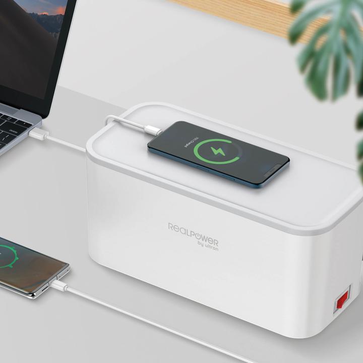 Actual product image RealPower PowerBox 522 (9x, USB-A, USB-C, 1.50 m)