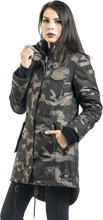 Produktbild Brandit Damen Marsh Lake Parka Grösse XXL Farbe Dunkles Tarnmuster (XXL)
