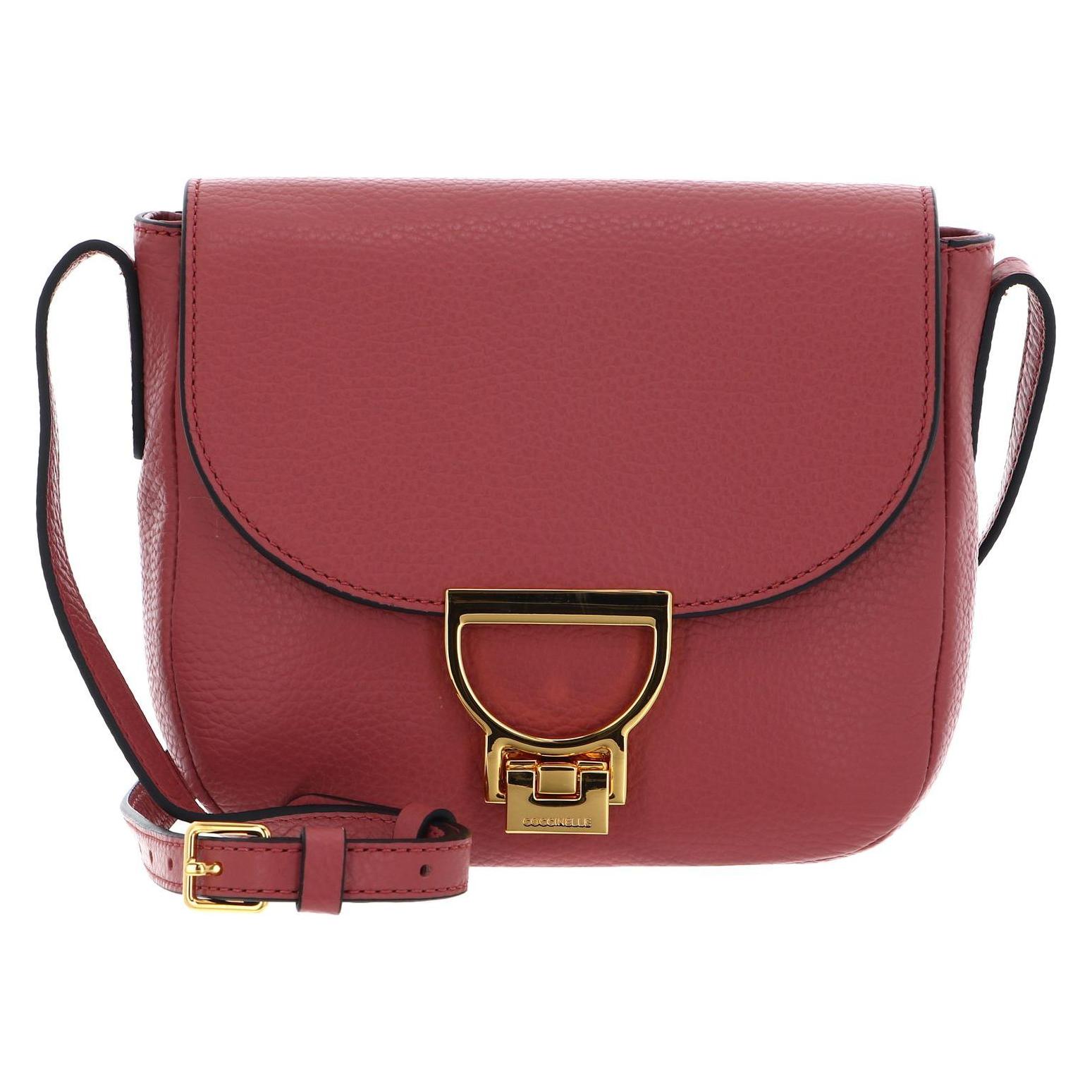 Coccinelle, Damen, Handtasche, Arlettis Crossbody Grained Leather, Rot