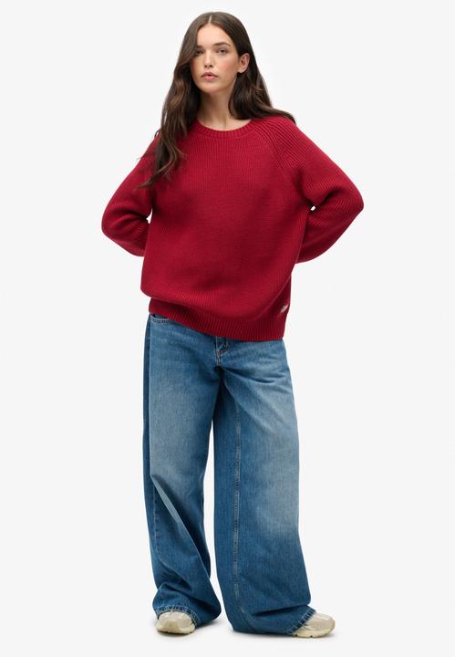 Produktbild Superdry Lässiger Rippstrickpullover für Damen (XL)