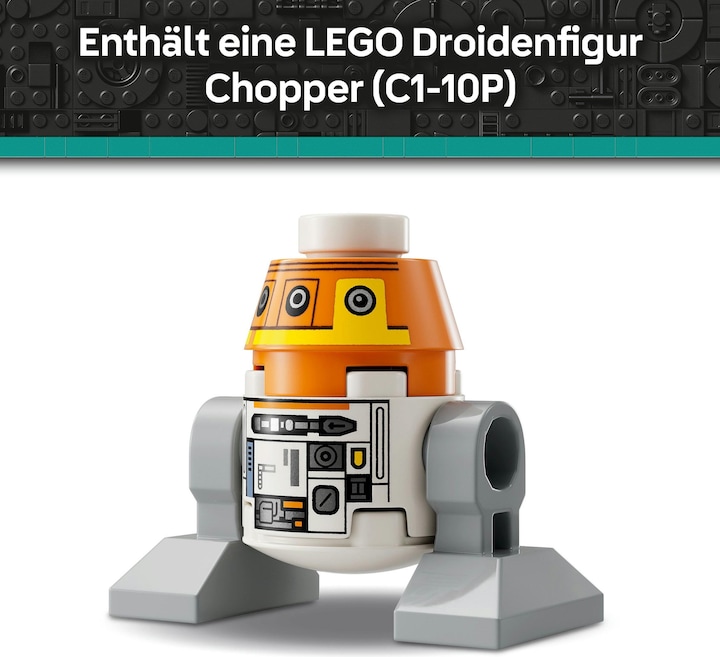 Actual product image LEGO Astromech droid Chopper (C1-10P) (75416, LEGO Star Wars)
