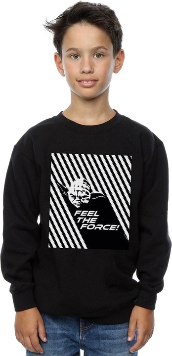 Actual product image Star Wars Boys Yoda Feel The Force Sweatshirt (152, 158)