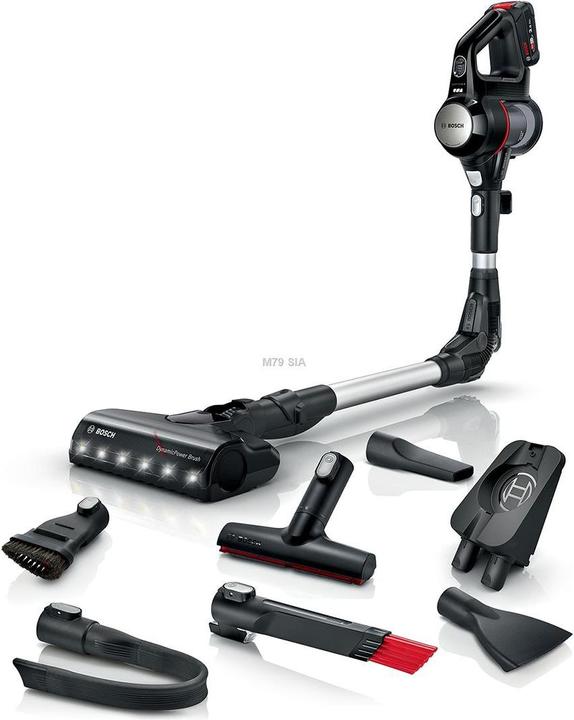 Actual product image Bosch Hausgeräte Unlimited 7 melna - Bezvadu puteklu sucejs BCS711MAT (4242005362677)