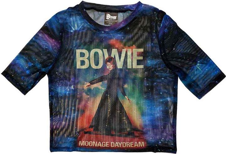 Produktbild David Bowie Moonage 11 Fade Crop Top (Girlie) (XL)
