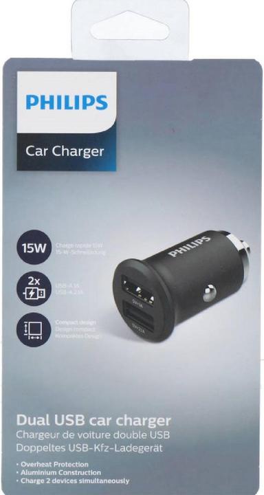 Productafbeelding Philips Autolader 3,1A DLP2520/04