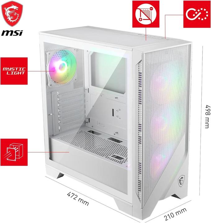 Produktbild MSI MAG Forge 320R Airflow (Mini-ITX, ATX, mATX)