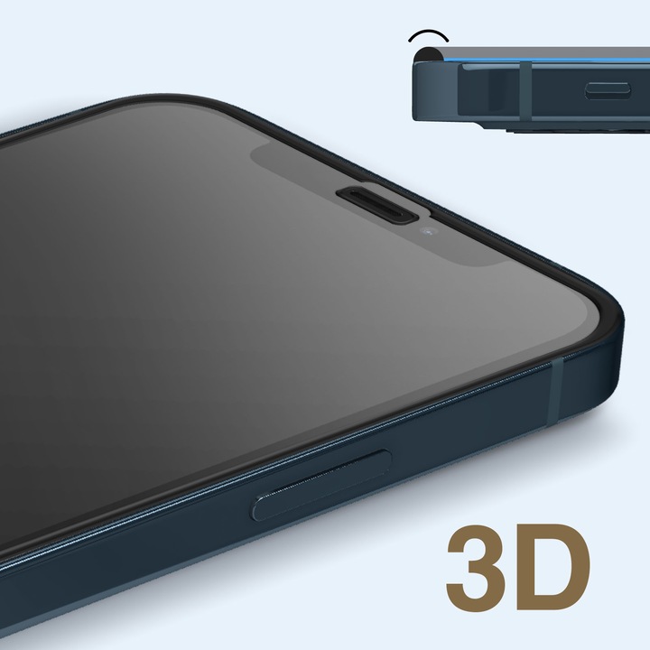 Actual product image Bigben Connected Glass screen protector (1 Piece, Realme 12 Pro+, Apple iPhone 12)