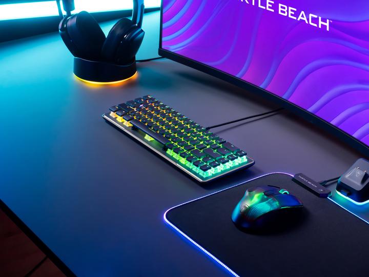 Actual product image Turtle Beach Vulcan II Mini Black, Red Switch, DE Layout (DE, Cable)