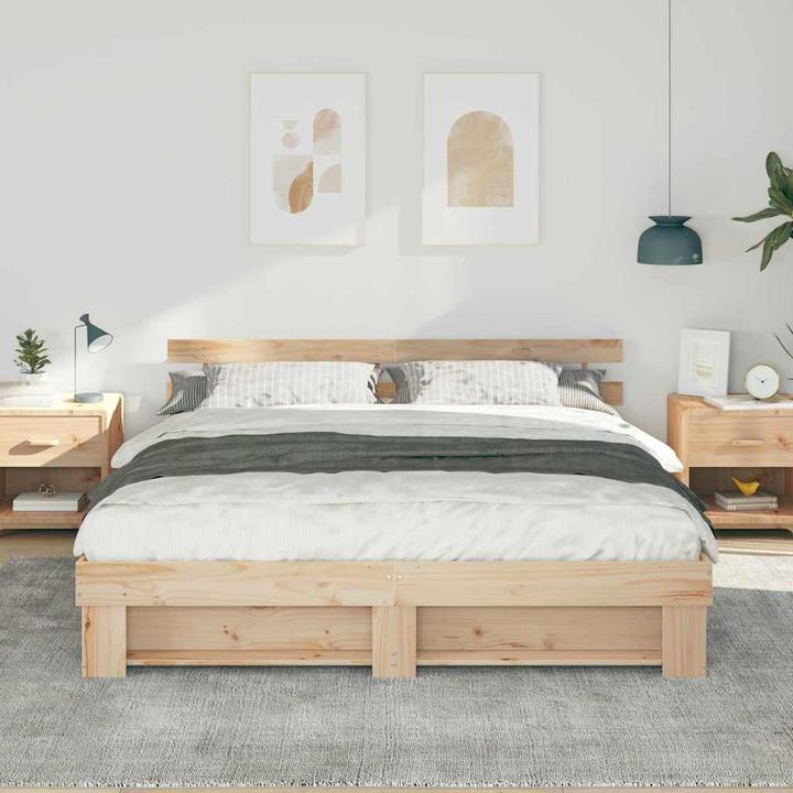Actual product image vidaXL Platform bed (100 x 200 cm)
