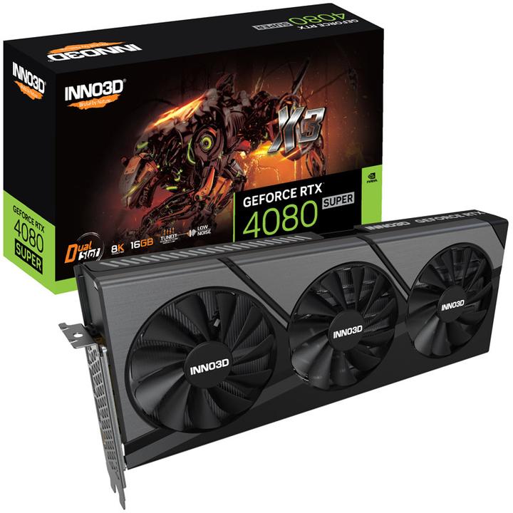 Actual product image Inno3D GEFORCE RTX 4080 SUPER X3 16GB GDDR6X 3xDP 1xHDMI (16 GB)