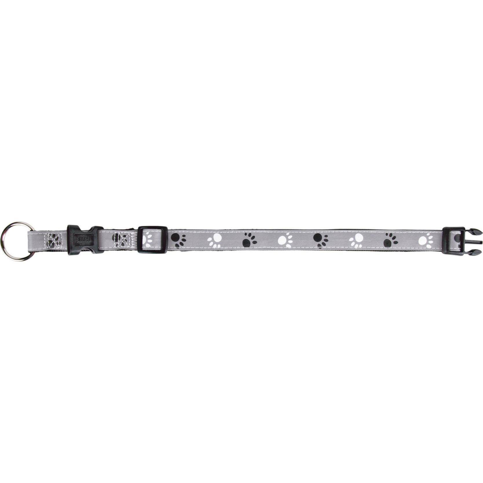 Trixie Halsband Zilver Reflect (M, S, Hond, Algemeen), Kraag + Leiband