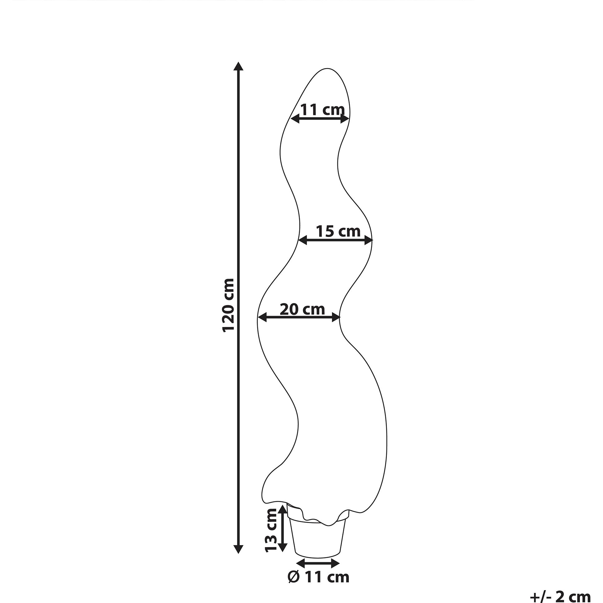Thumbnail - Beliani, Kunstpflanzen, Spiral Tree (120 cm)
