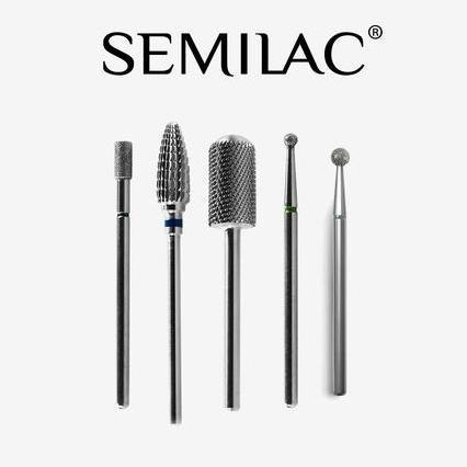 Semilac Tungsten Carbide, Diamond, Carbon Nail Drill Bit Set 001-013