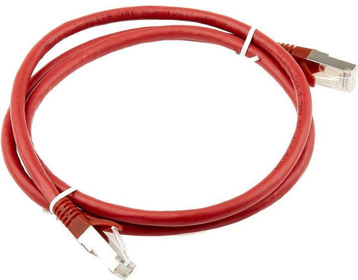 Image du produit RS PRO Câble patch cat.6 FTP 1m rouge (FTP, CAT6, 1 m)