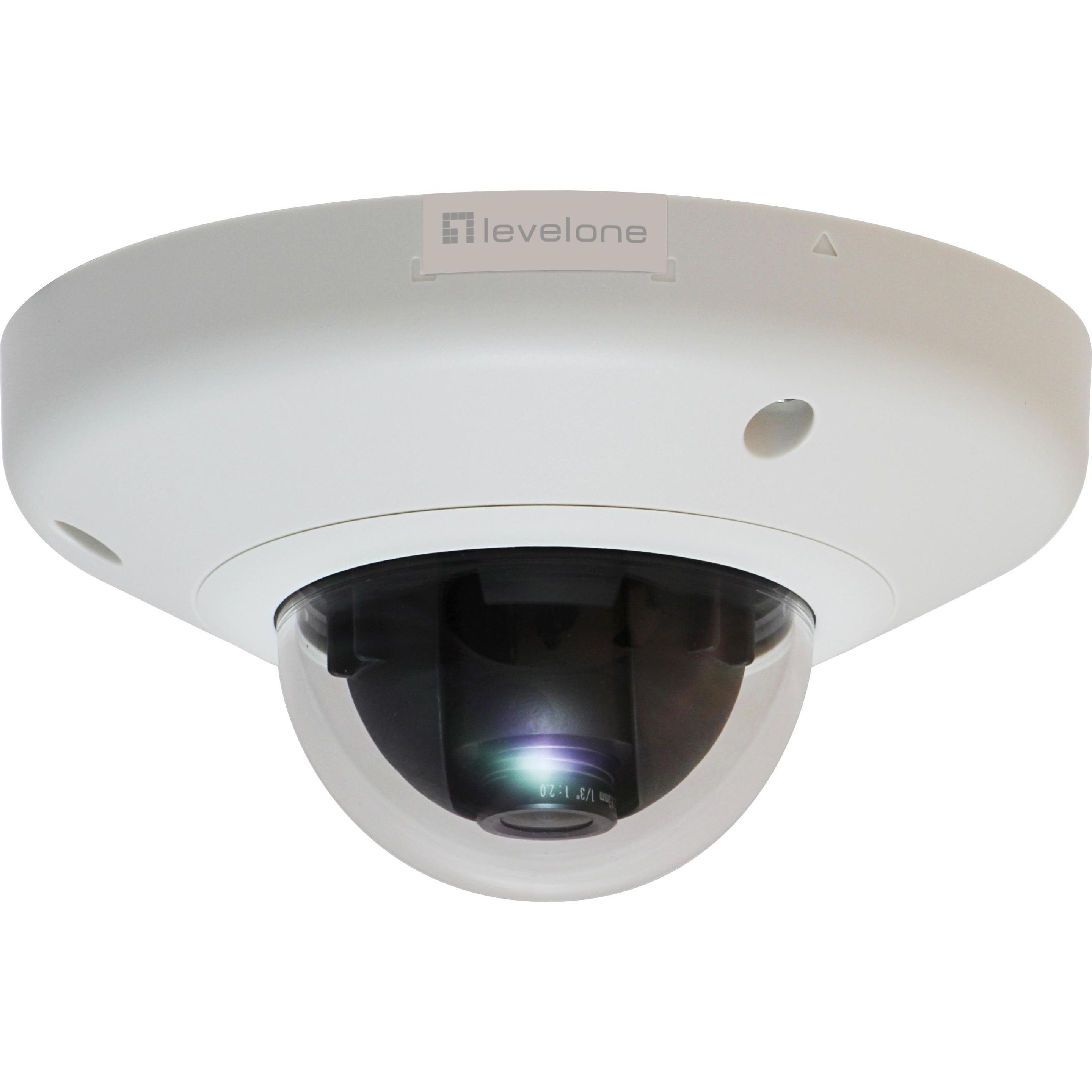 LevelOne IP Kamera FCS-3065 (2592 x 1944 Pixels), Netzwerkkamera, Weiss